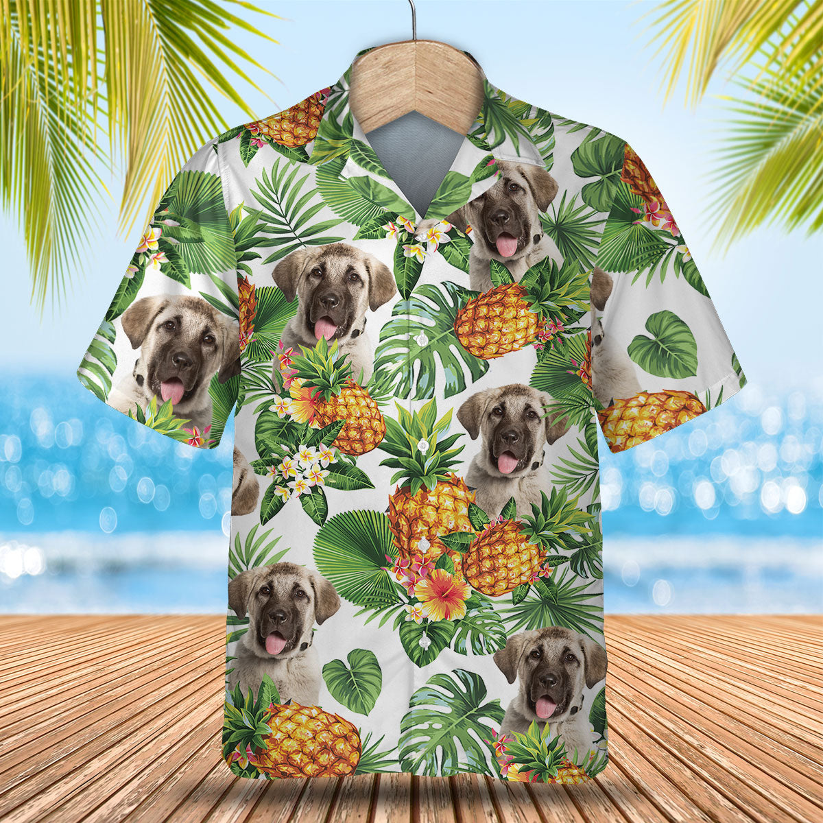 Anatolian Shepherd - Tropical Pattern Hawaiian Shirt
