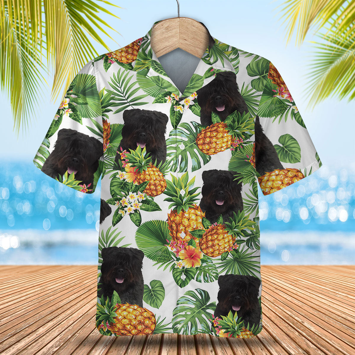 Bouvier - Tropical Pattern Hawaiian Shirt