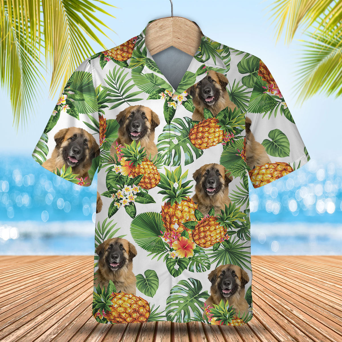 Leonberger - Tropical Pattern Hawaiian Shirt