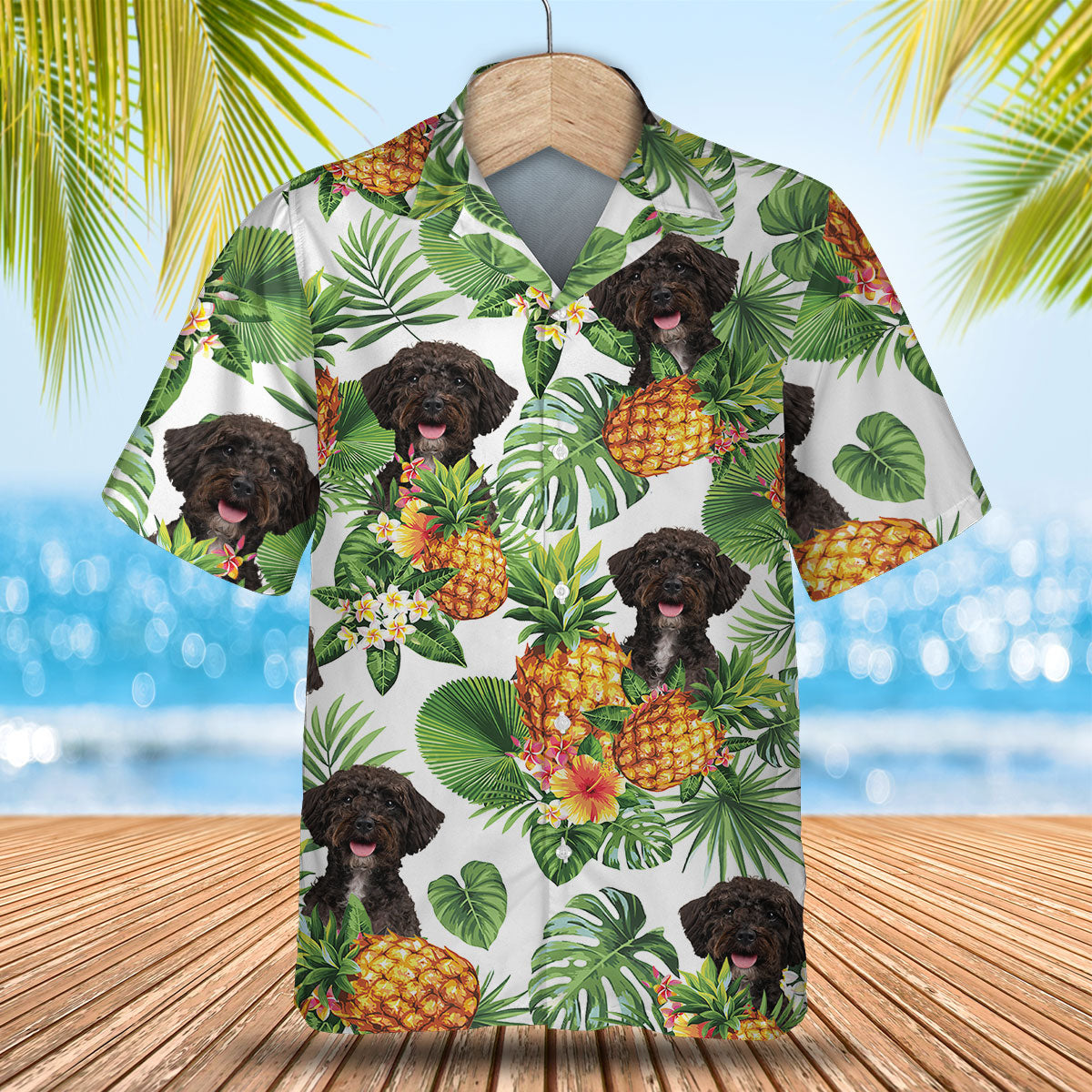 Schnoodle - Tropical Pattern Hawaiian Shirt