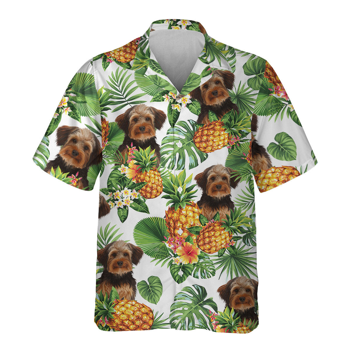 Yorkipoo - Tropical Pattern Hawaiian Shirt