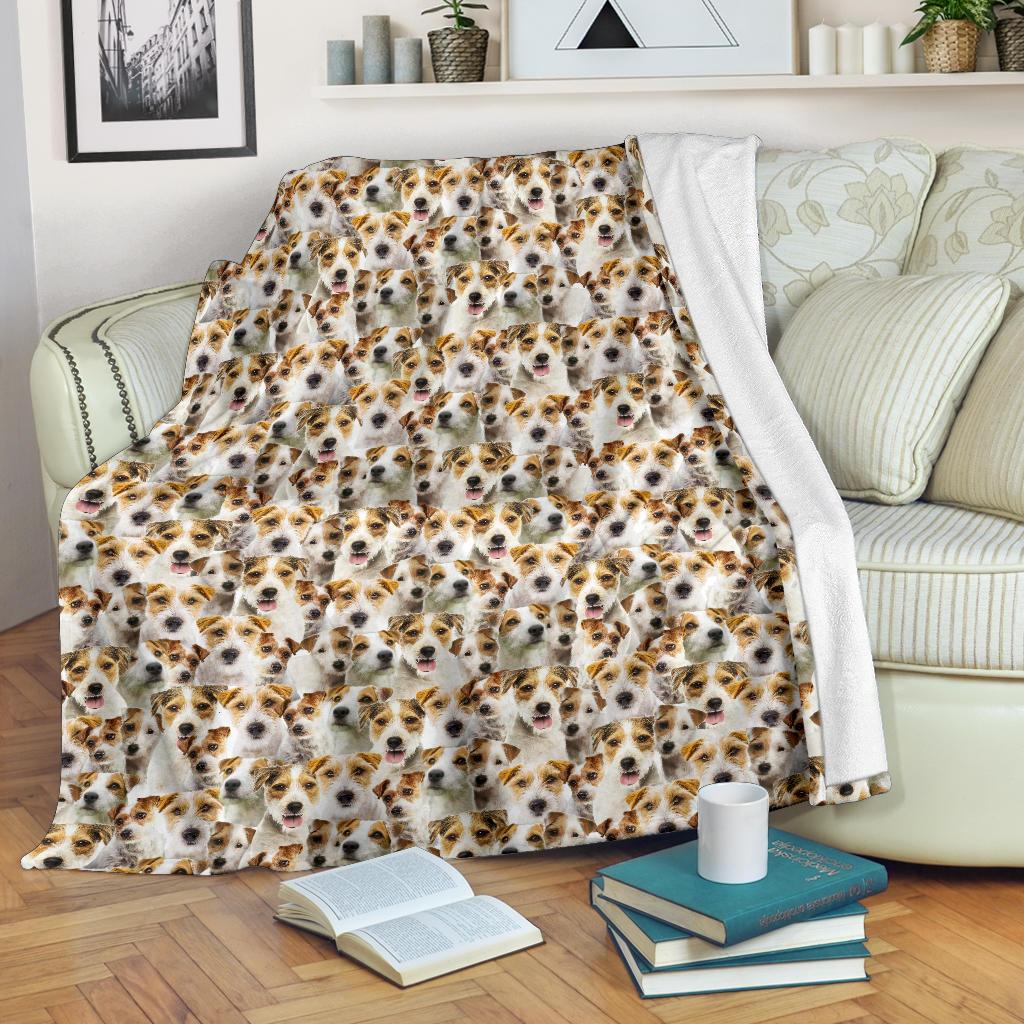 Parson Russell Terrier Full Face Blanket