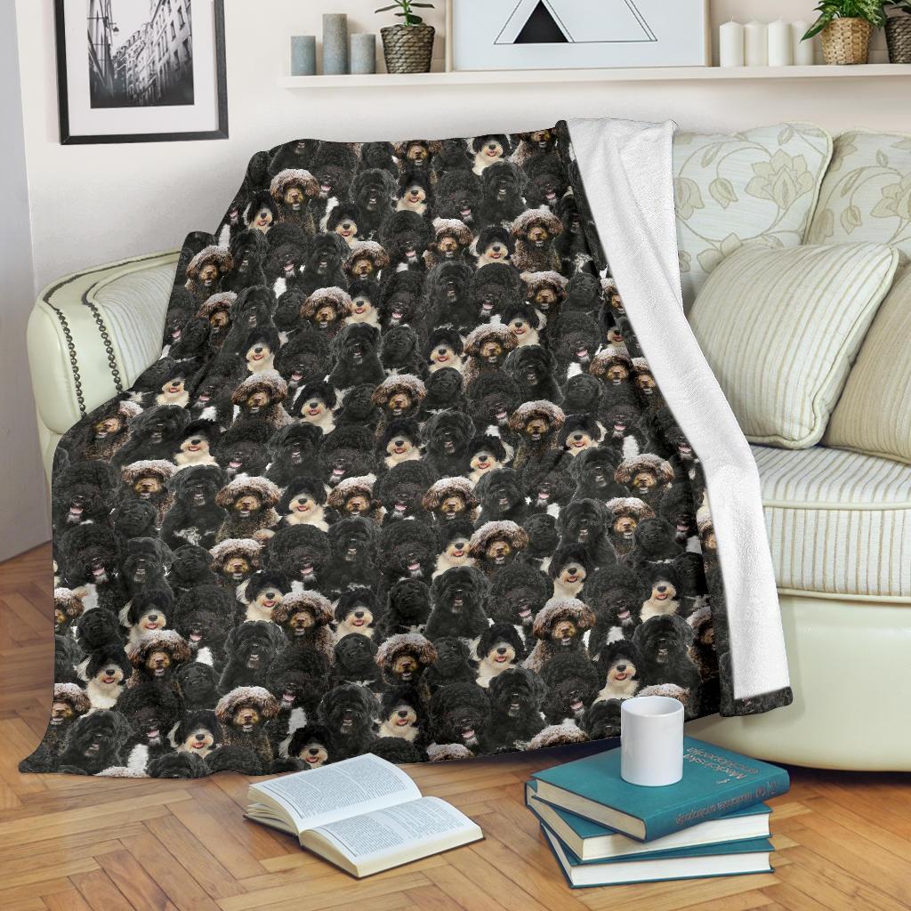 Welsh Springer Spaniel Full Face Blanket