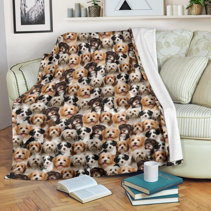 Havanese Full Face Blanket