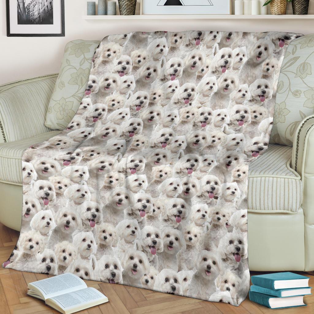 Maltese Full Face Blanket