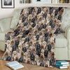 Afghan Hound Full Face Blanket