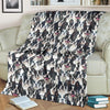 Boston Terrier Full Face Blanket