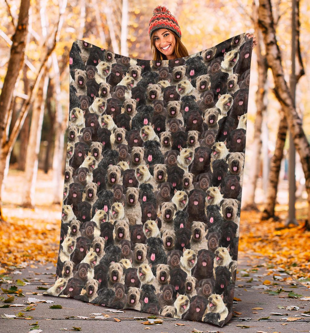 Bouvier Des Flandres Full Face Blanket