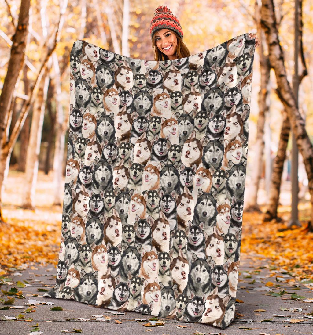 Husky Full Face Blanket
