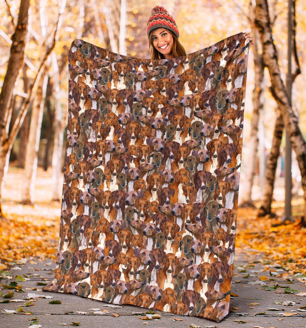 Azawakh Full Face Blanket