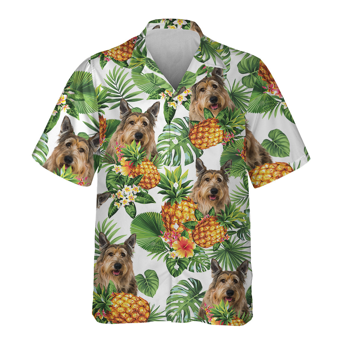 Berger Picard - Tropical Pattern Hawaiian Shirt