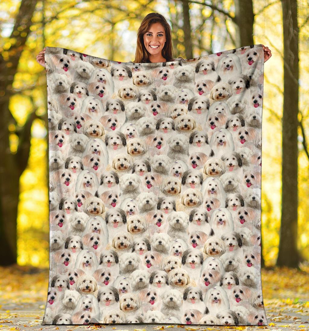 Coton De Tulear Full Face Blanket