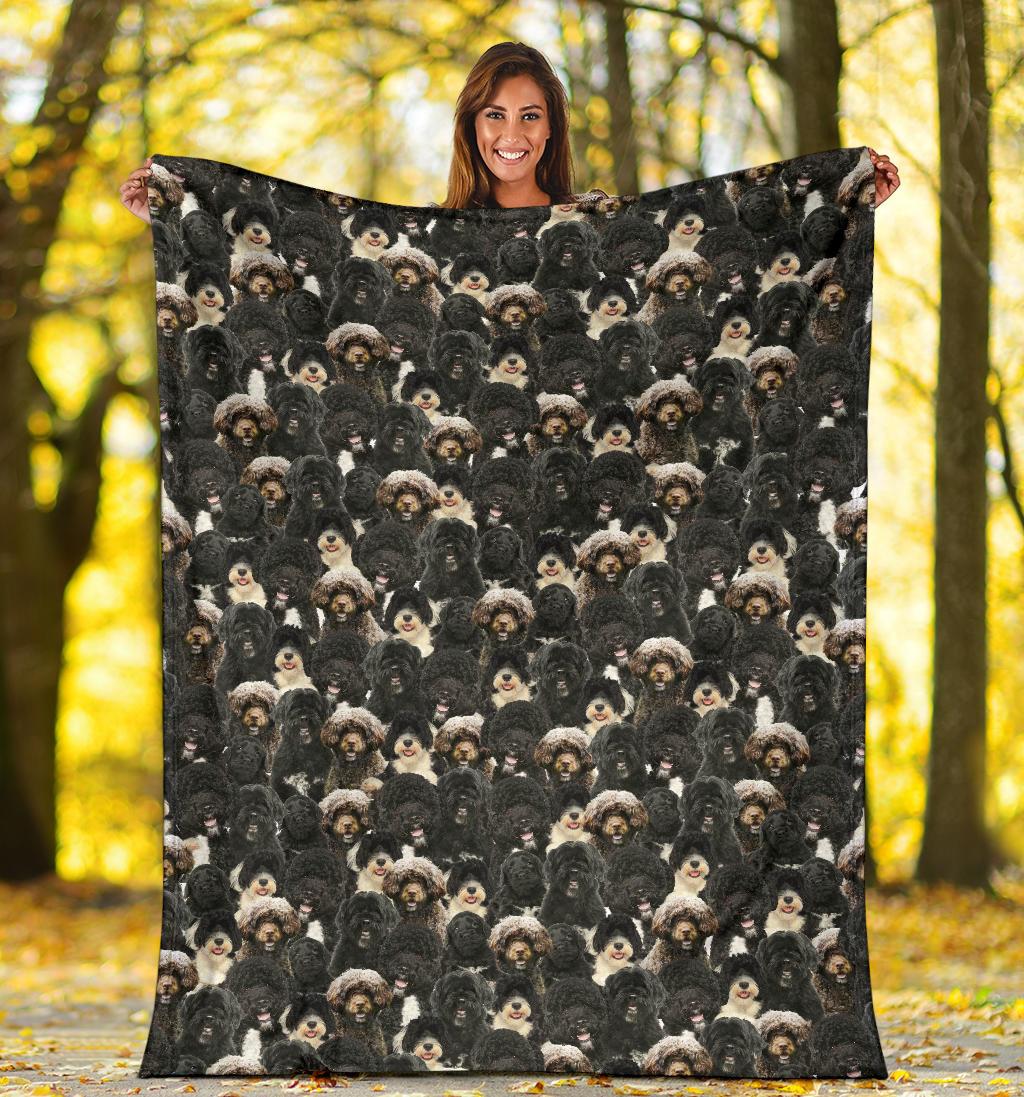 Welsh Springer Spaniel Full Face Blanket