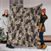 Afghan Hound Full Face Blanket