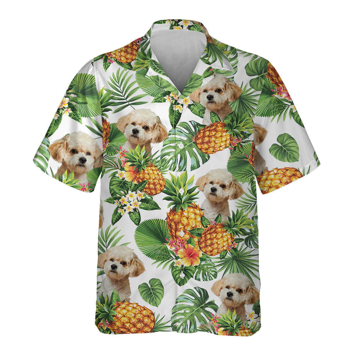 Maltipoo - Tropical Pattern Hawaiian Shirt