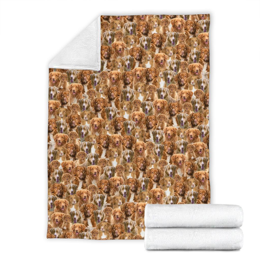 Nova Scotia Duck Tolling Retriever Full Face Blanket