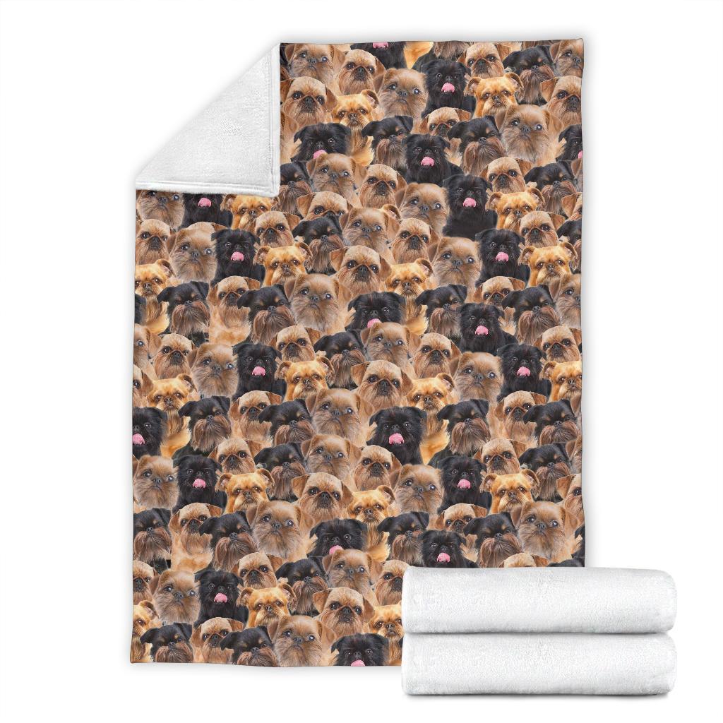 Griffon Bruxellois Full Face Blanket