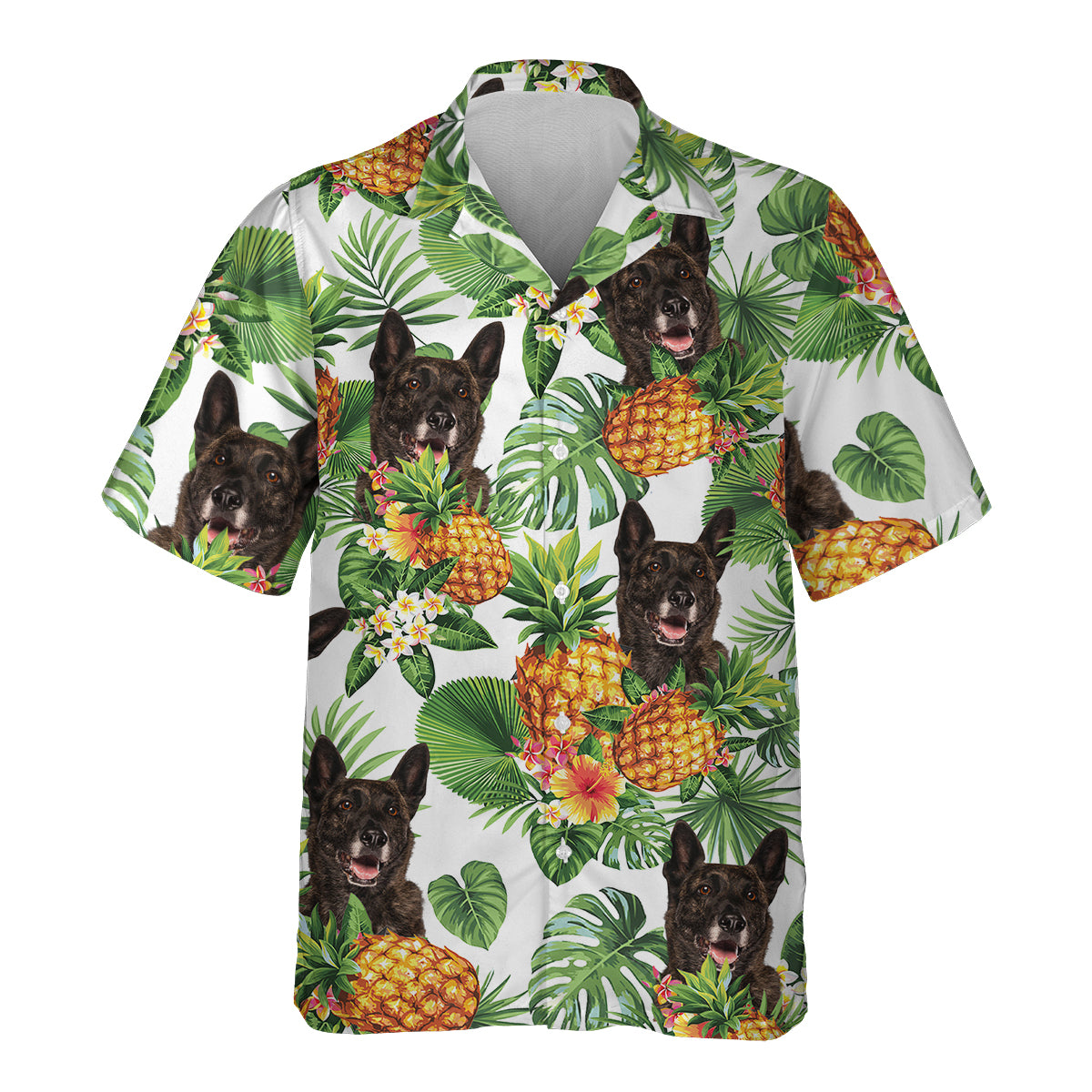Dutch Shepherd - Tropical Pattern Hawaiian Shirt