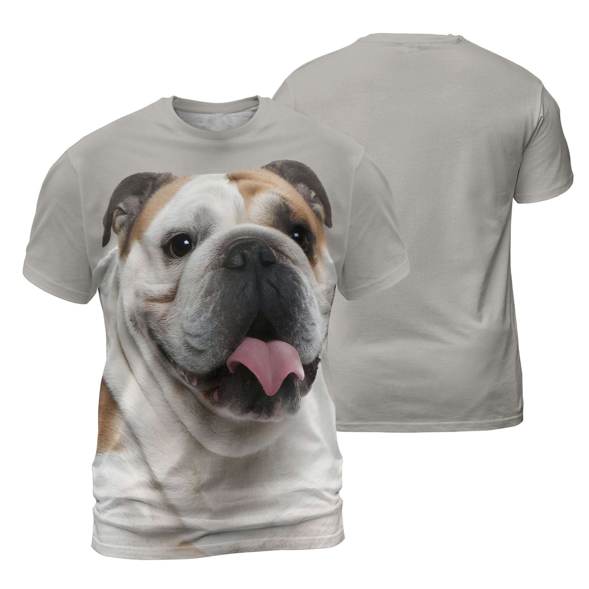 English Bulldog - 3D Graphic T-Shirt