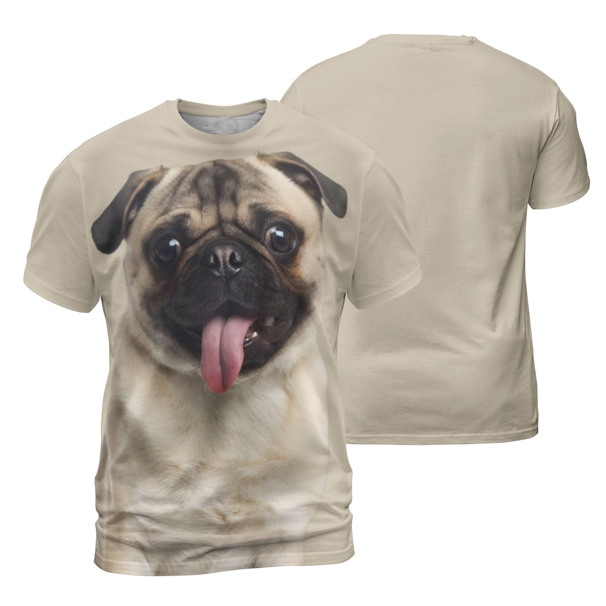 Pug 3 - 3D Graphic T-Shirt