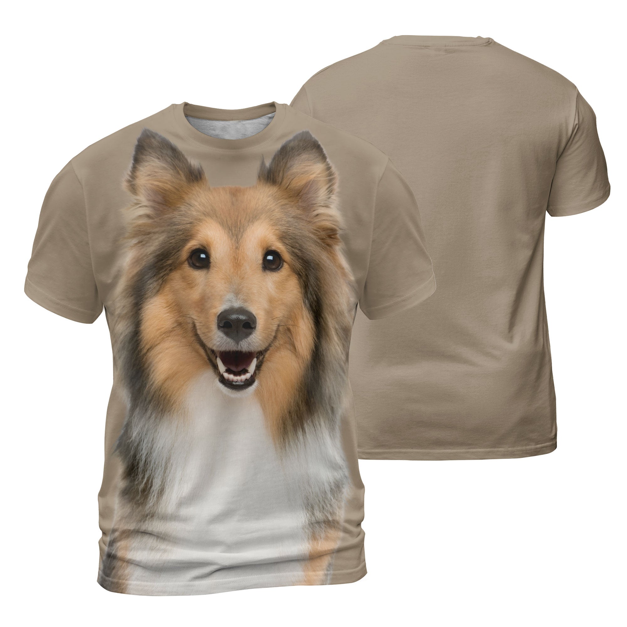Shetland Sheepdog - 3D Graphic T-Shirt