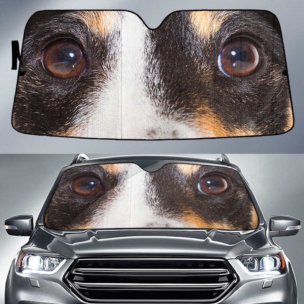 Smooth Fox Terrier Eyes Car Sun Shade 94