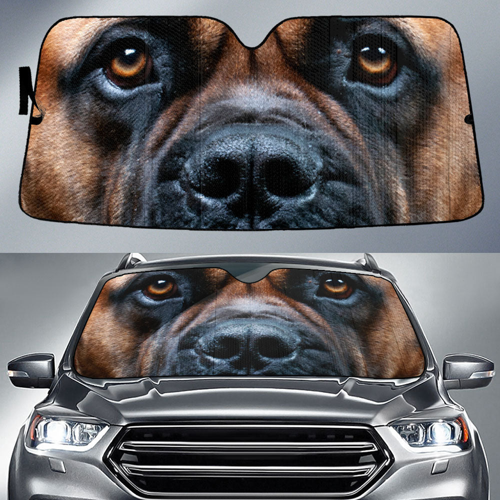 Boerboel Eyes Car Sun Shade 94