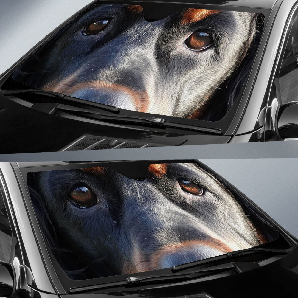 Gordon Setter Eyes Car Sun Shade 94