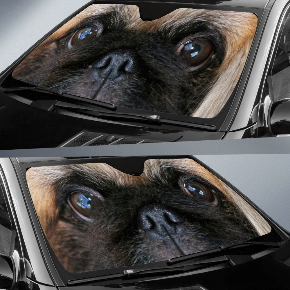 Pekingese Eyes Car Sun Shade 94