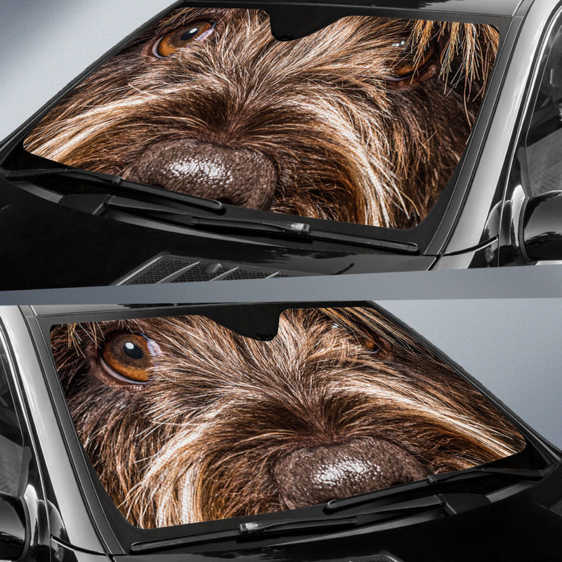 Wirehaired Pointing Griffon Car Sun Shade 94
