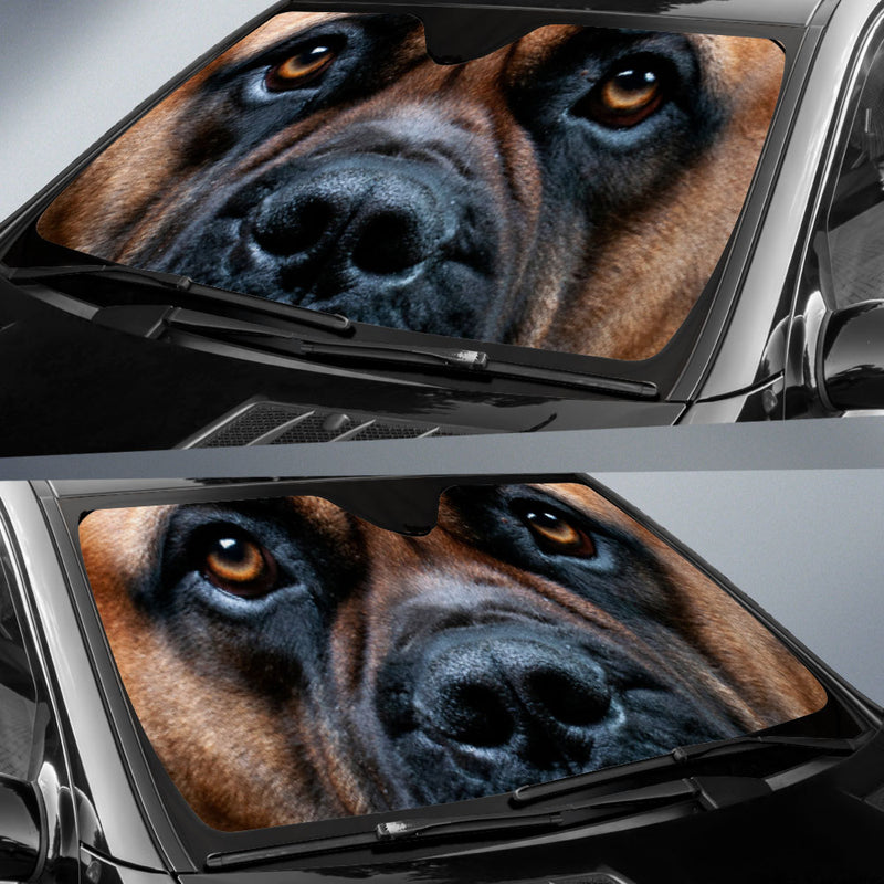 Boerboel Eyes Car Sun Shade 94