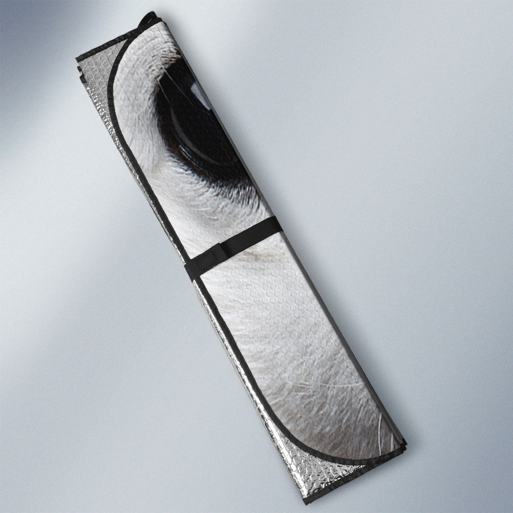 American Eskimo Eyes Car Sun Shade 94