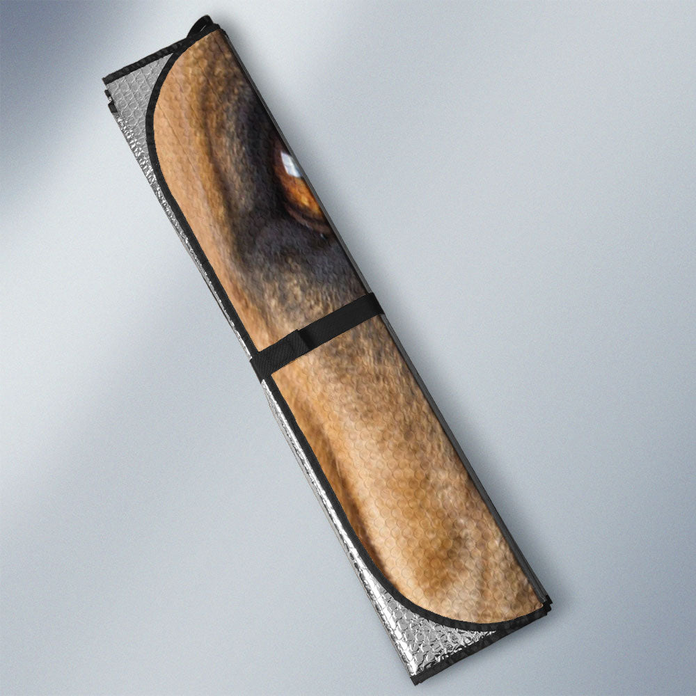 English Mastiff Eyes Car Sun Shade 94