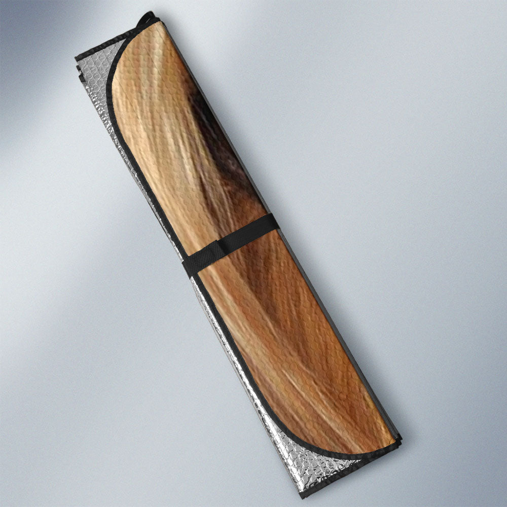 Silky Terrier Eyes Car Sun Shade 94