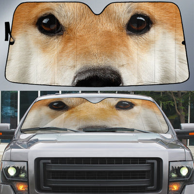 Akita Inu Eyes Car Sun Shade 94