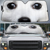 American Eskimo Eyes Car Sun Shade 94