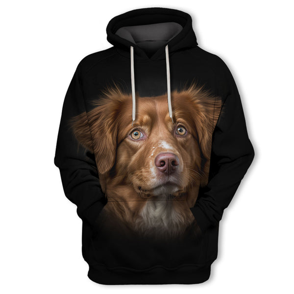 Nova Scotia Duck Tolling Retriever - Unisex 3D Graphic Hoodie ...